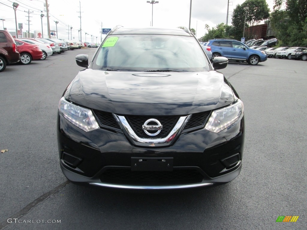 2014 Rogue SV AWD - Super Black / Charcoal photo #3