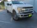 2017 Oxford White Ford F250 Super Duty Lariat Crew Cab 4x4  photo #2