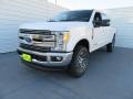 2017 Oxford White Ford F250 Super Duty Lariat Crew Cab 4x4  photo #7