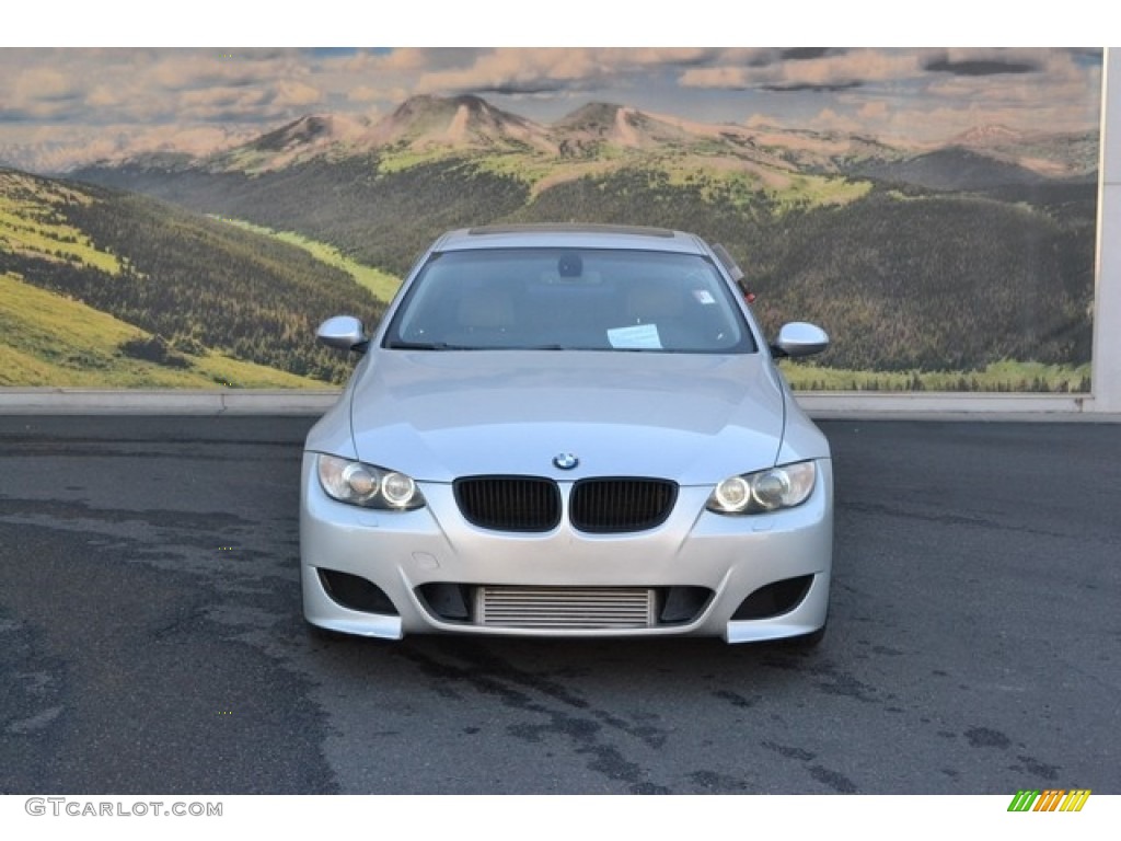 2008 3 Series 335i Coupe - Titanium Silver Metallic / Gray photo #6