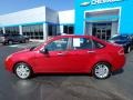 2010 Sangria Red Metallic Ford Focus SEL Sedan  photo #3