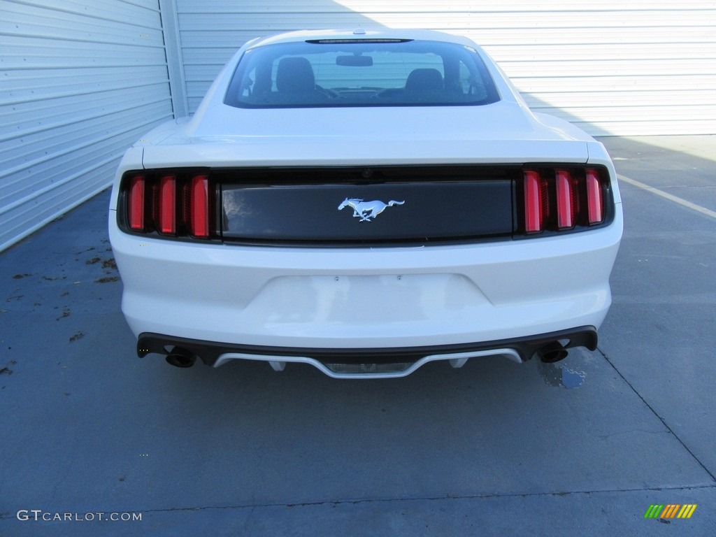 2017 Mustang EcoBoost Premium Coupe - White Platinum / Ebony photo #5
