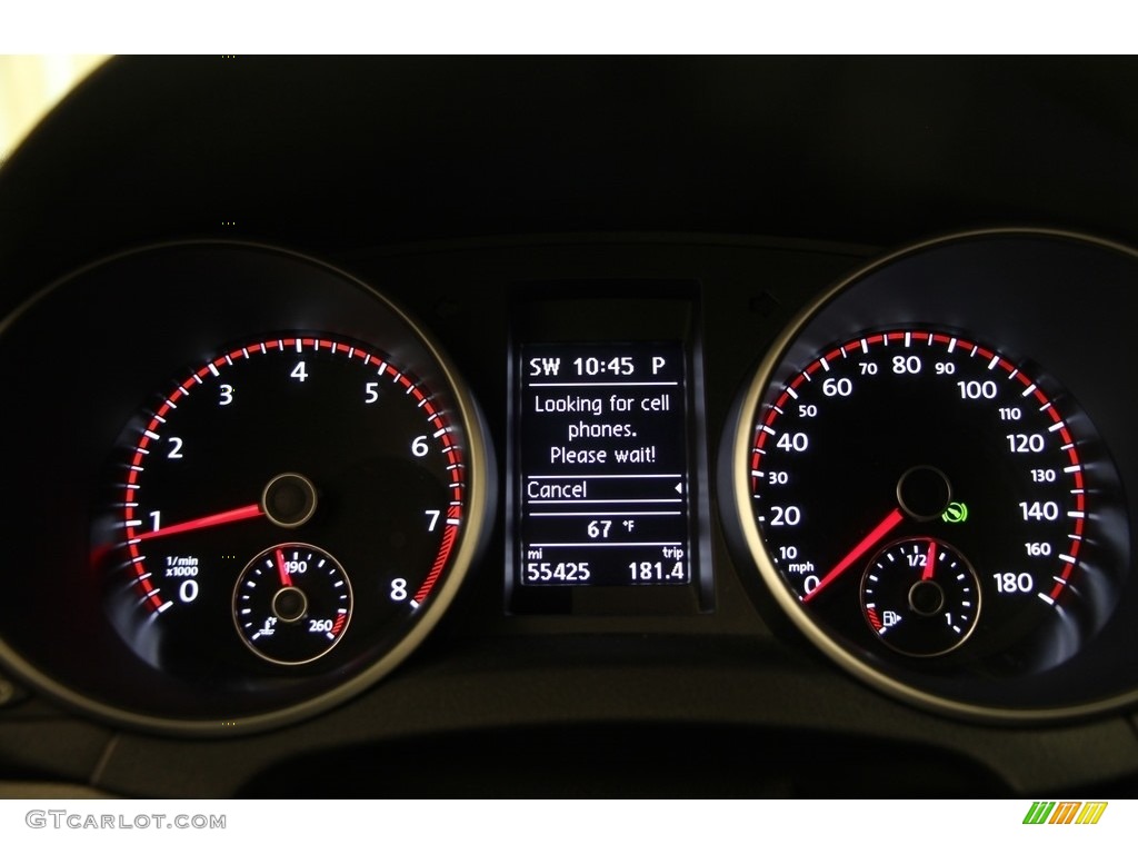 2013 GTI 4 Door Wolfsburg Edition - Carbon Steel Gray Metallic / Interlagos Plaid Cloth photo #7