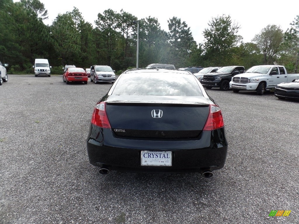 2008 Accord EX-L V6 Coupe - Nighthawk Black Pearl / Black photo #7