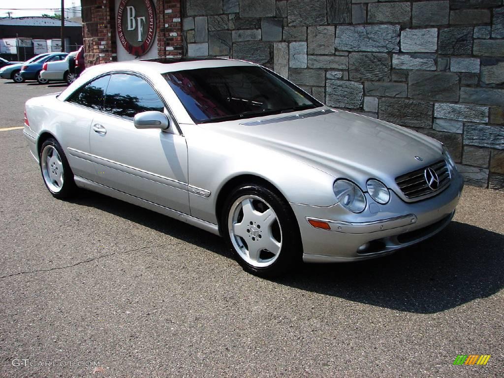 2001 CL 600 - Brilliant Silver Metallic / Charcoal photo #4