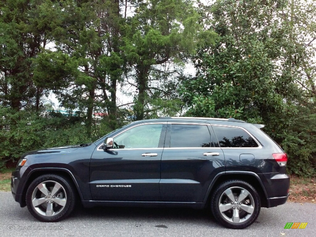 2014 Grand Cherokee Overland 4x4 - Maximum Steel Metallic / Overland Nepal Jeep Brown Light Frost photo #1