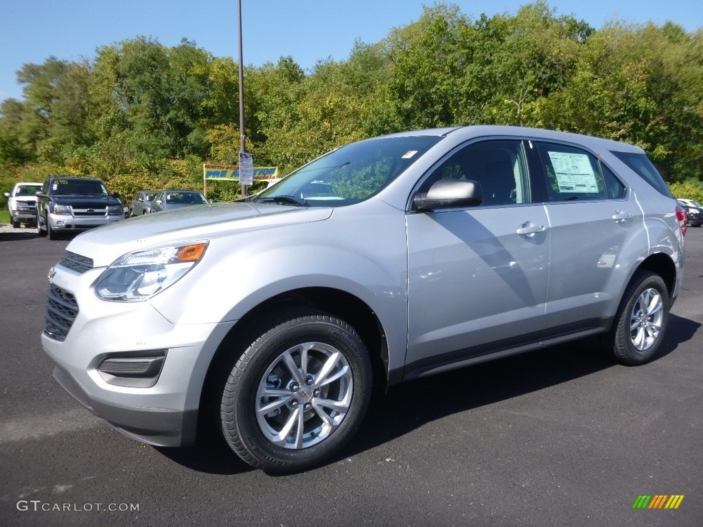 Silver Ice Metallic 2017 Chevrolet Equinox LS AWD Exterior Photo #116210958
