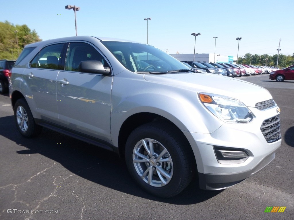 Silver Ice Metallic 2017 Chevrolet Equinox LS AWD Exterior Photo #116211012