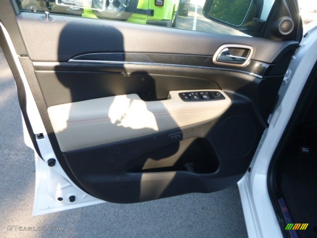 2017 Grand Cherokee Limited 4x4 - Bright White / Black/Light Frost Beige photo #15