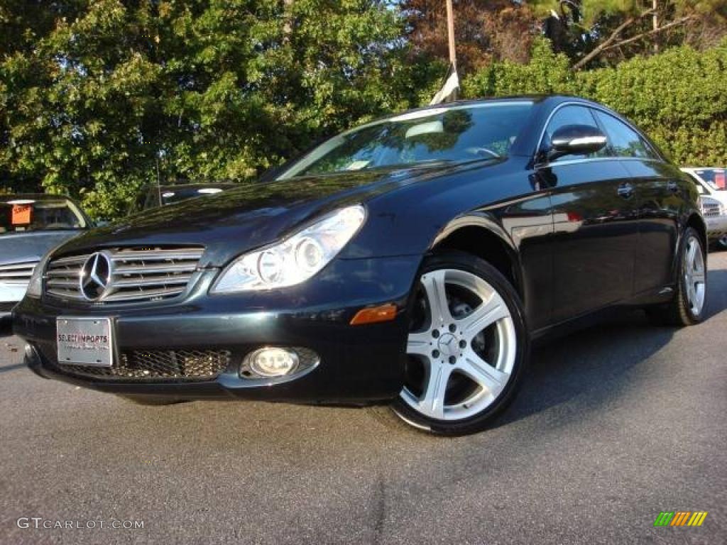 2006 CLS 500 - Black Opal Metallic / Ash Grey photo #1