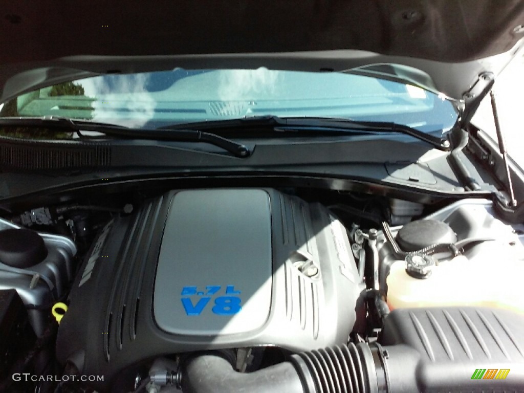 2013 Charger R/T Daytona - Billet Silver / Daytona Edition Black/Blue photo #25