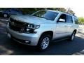 2015 Silver Ice Metallic Chevrolet Suburban LT 4WD  photo #4