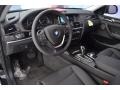 Black 2017 BMW X4 xDrive28i Interior Color