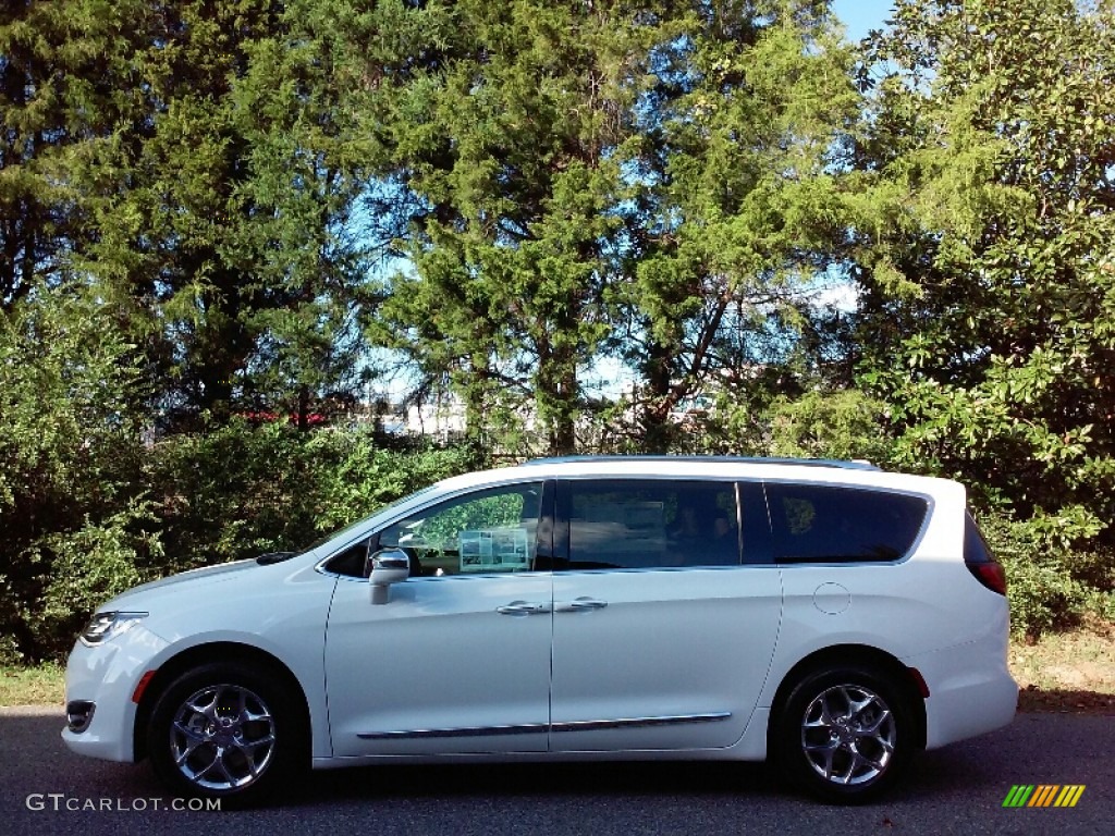 2017 Pacifica Limited - Bright White / Black/Deep Mocha photo #1