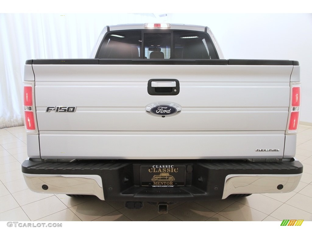 2014 F150 XLT SuperCrew 4x4 - Ingot Silver / Steel Grey photo #14