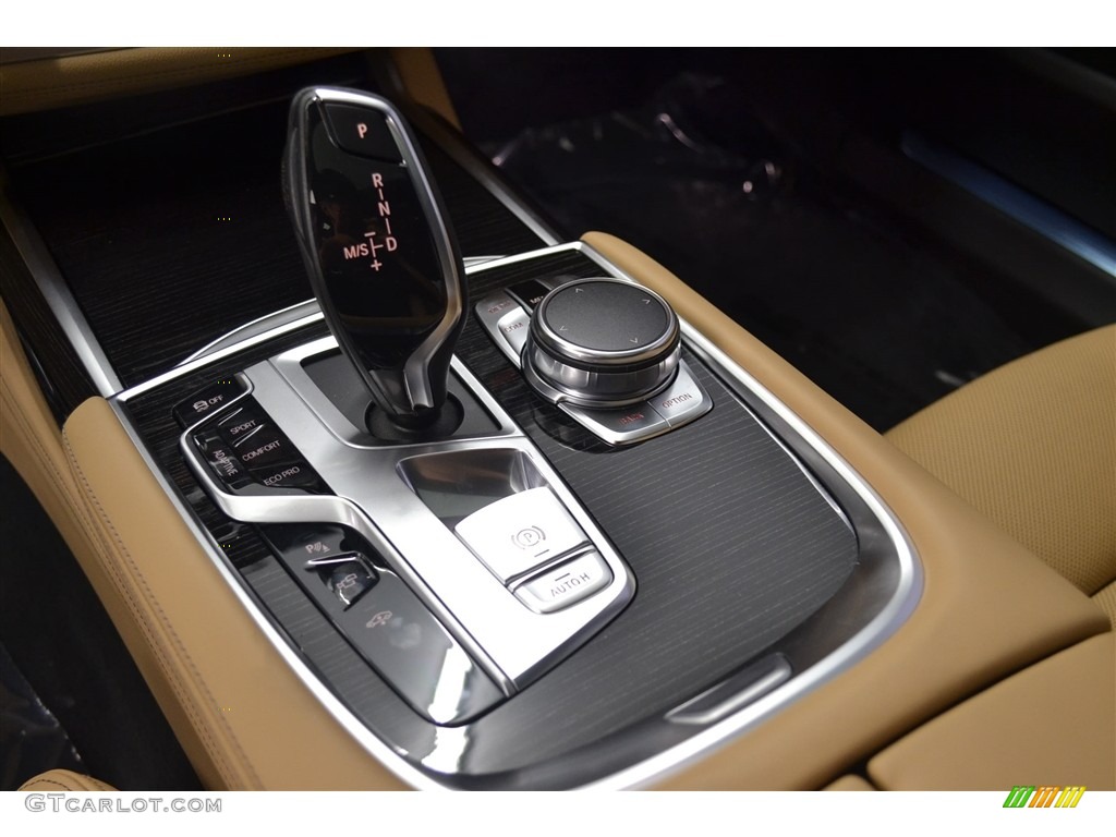 2016 7 Series 750i Sedan - Carbon Black Metallic / Zagora Beige photo #12