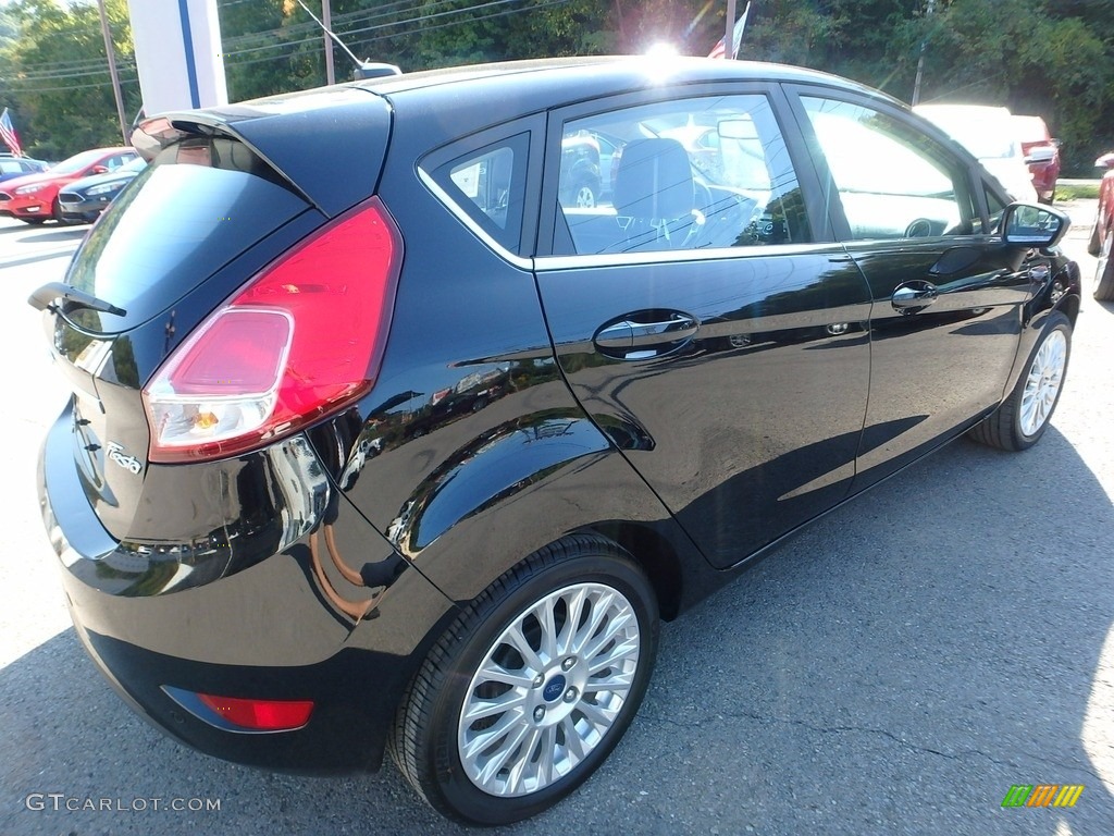 Shadow Black 2016 Ford Fiesta Titanium Hatchback Exterior Photo #116217126