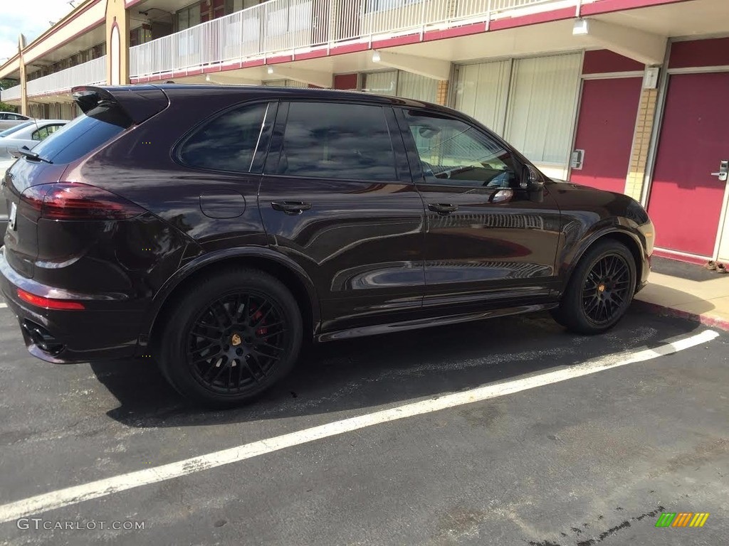 2016 Cayenne GTS - Mahogany Metallic / Espresso/Cognac Natural leather photo #3
