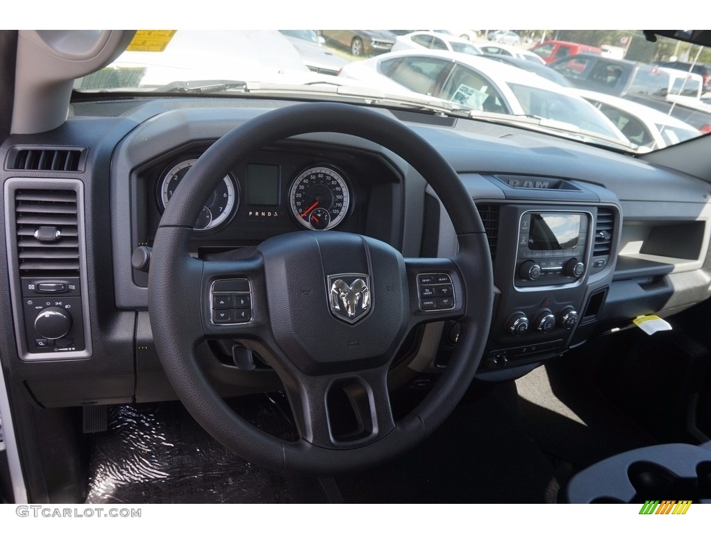 2017 1500 Tradesman Quad Cab - Bright White / Black/Diesel Gray photo #5