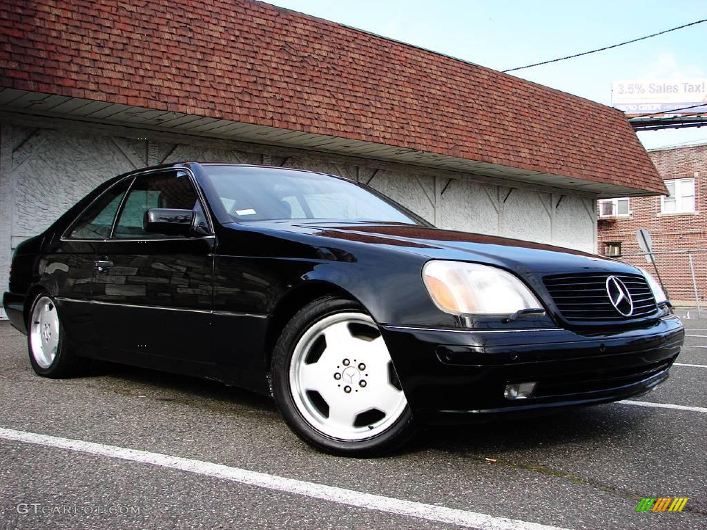 1999 CL 500 Coupe - Black / Black photo #1