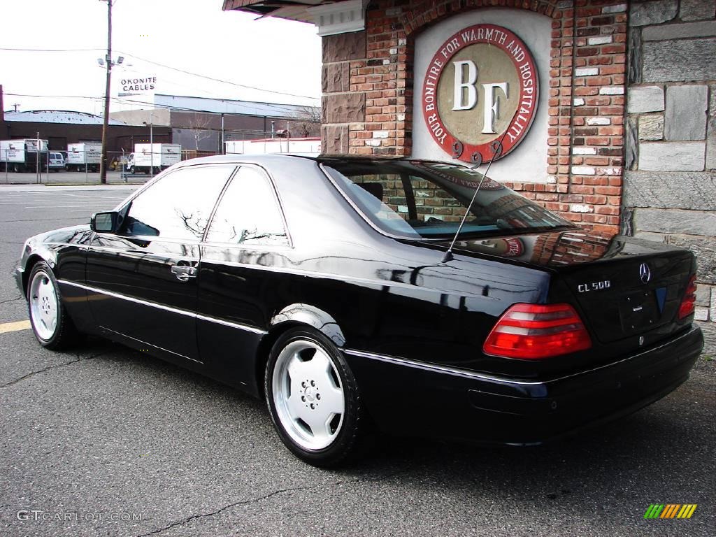 1999 CL 500 Coupe - Black / Black photo #8