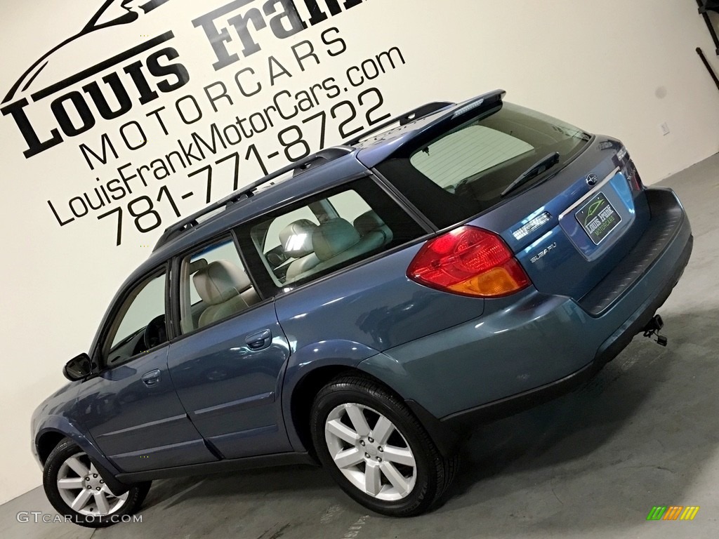 2006 Outback 2.5i Limited Wagon - Atlantic Blue Pearl / Taupe photo #3