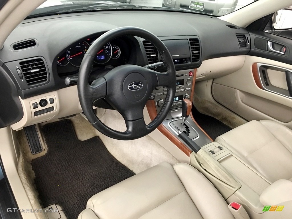 2006 Outback 2.5i Limited Wagon - Atlantic Blue Pearl / Taupe photo #17