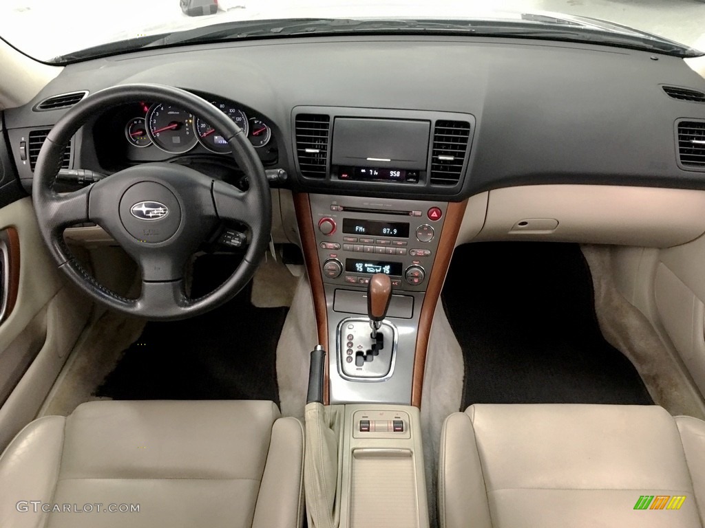 2006 Outback 2.5i Limited Wagon - Atlantic Blue Pearl / Taupe photo #18