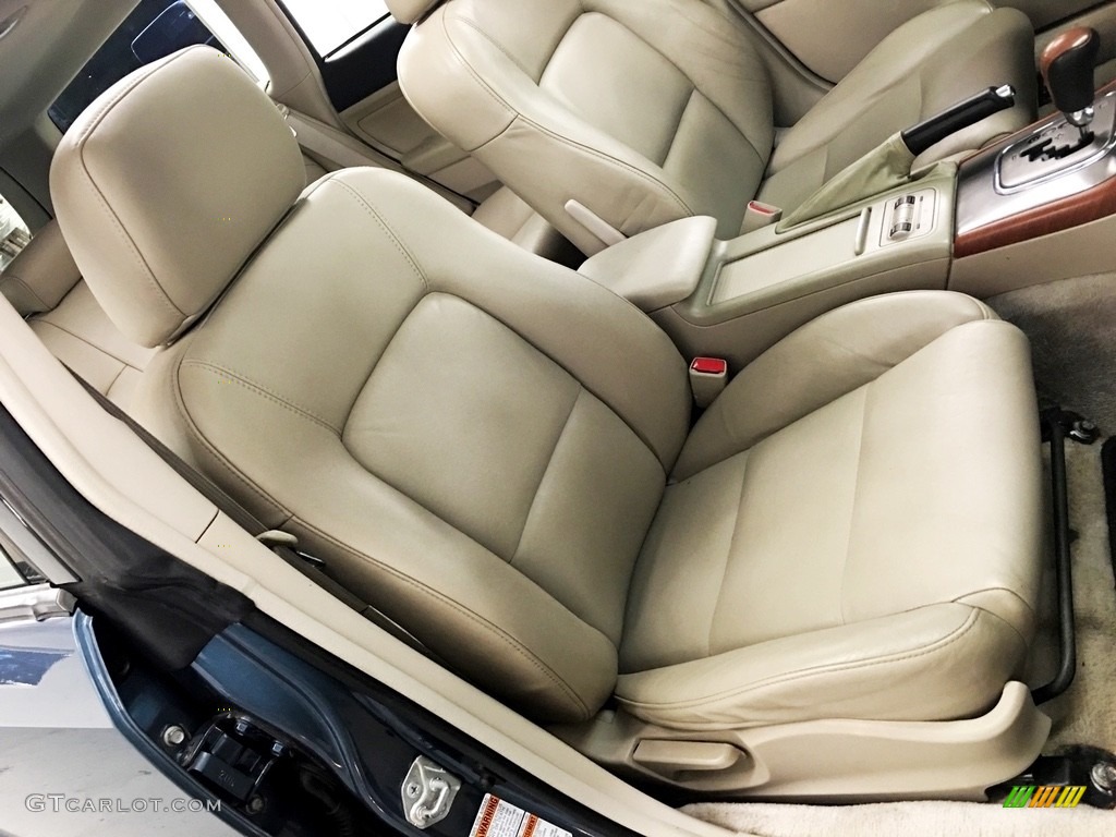 2006 Outback 2.5i Limited Wagon - Atlantic Blue Pearl / Taupe photo #53