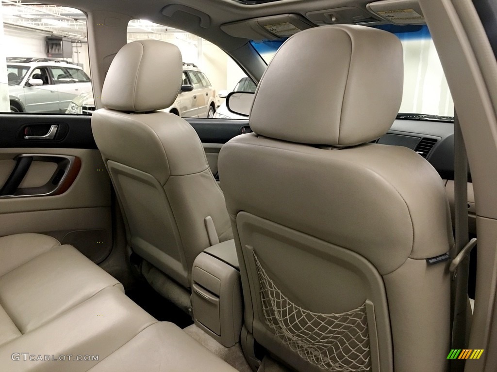 2006 Outback 2.5i Limited Wagon - Atlantic Blue Pearl / Taupe photo #55
