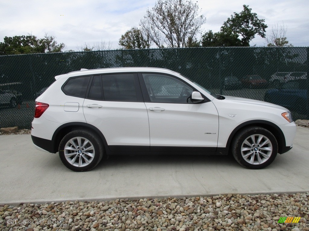 2014 X3 xDrive28i - Alpine White / Mojave photo #2