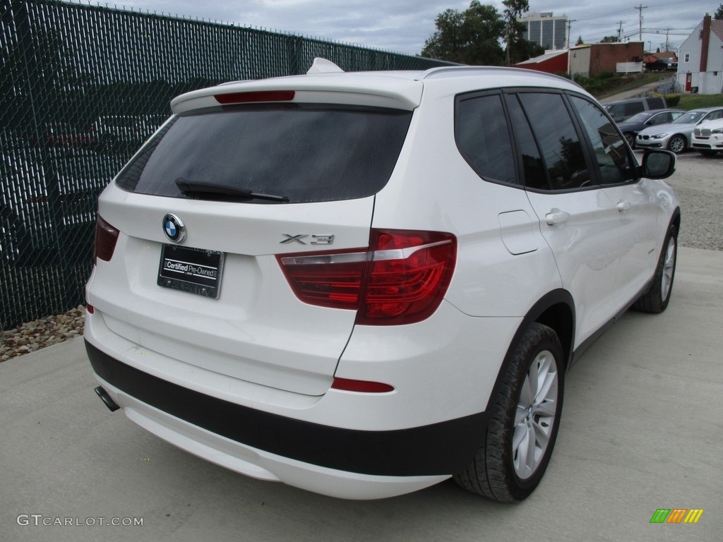 2014 X3 xDrive28i - Alpine White / Mojave photo #4