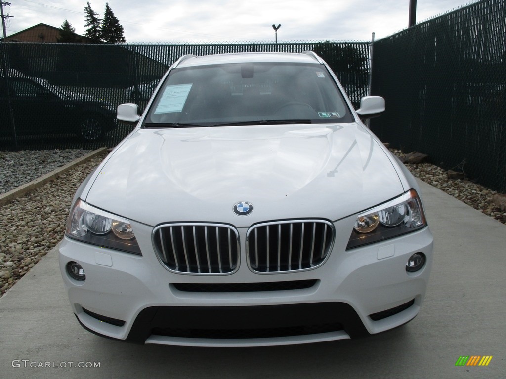 2014 X3 xDrive28i - Alpine White / Mojave photo #6