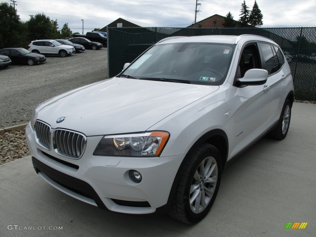 2014 X3 xDrive28i - Alpine White / Mojave photo #7