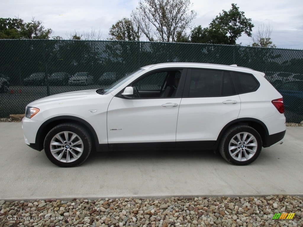 2014 X3 xDrive28i - Alpine White / Mojave photo #8