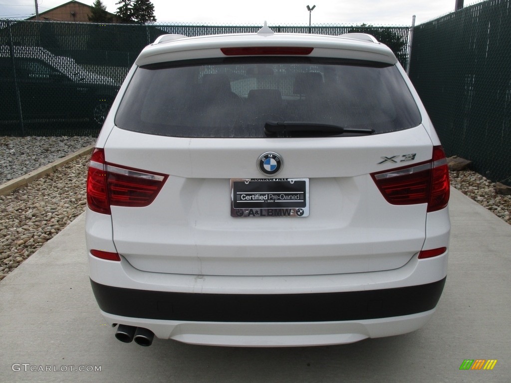 2014 X3 xDrive28i - Alpine White / Mojave photo #9
