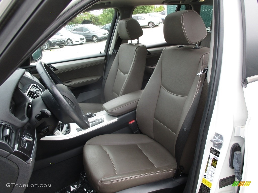2014 X3 xDrive28i - Alpine White / Mojave photo #13