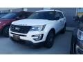 2017 White Platinum Ford Explorer Sport 4WD  photo #1