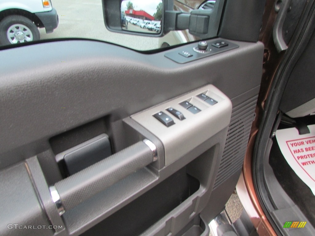 2011 F250 Super Duty Lariat Crew Cab 4x4 - Golden Bronze Metallic / Black Two Tone Leather photo #18