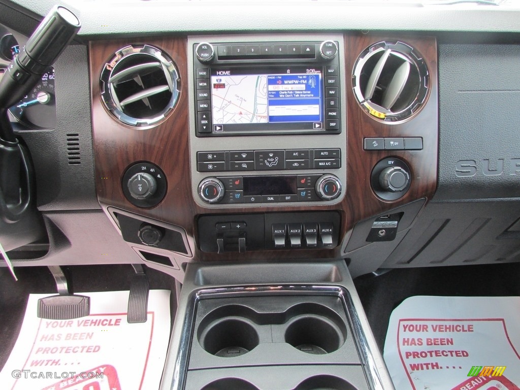 2011 F250 Super Duty Lariat Crew Cab 4x4 - Golden Bronze Metallic / Black Two Tone Leather photo #24