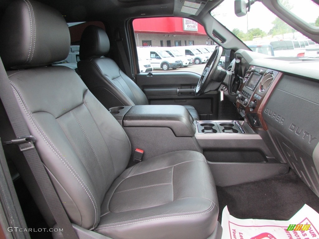 2011 F250 Super Duty Lariat Crew Cab 4x4 - Golden Bronze Metallic / Black Two Tone Leather photo #33