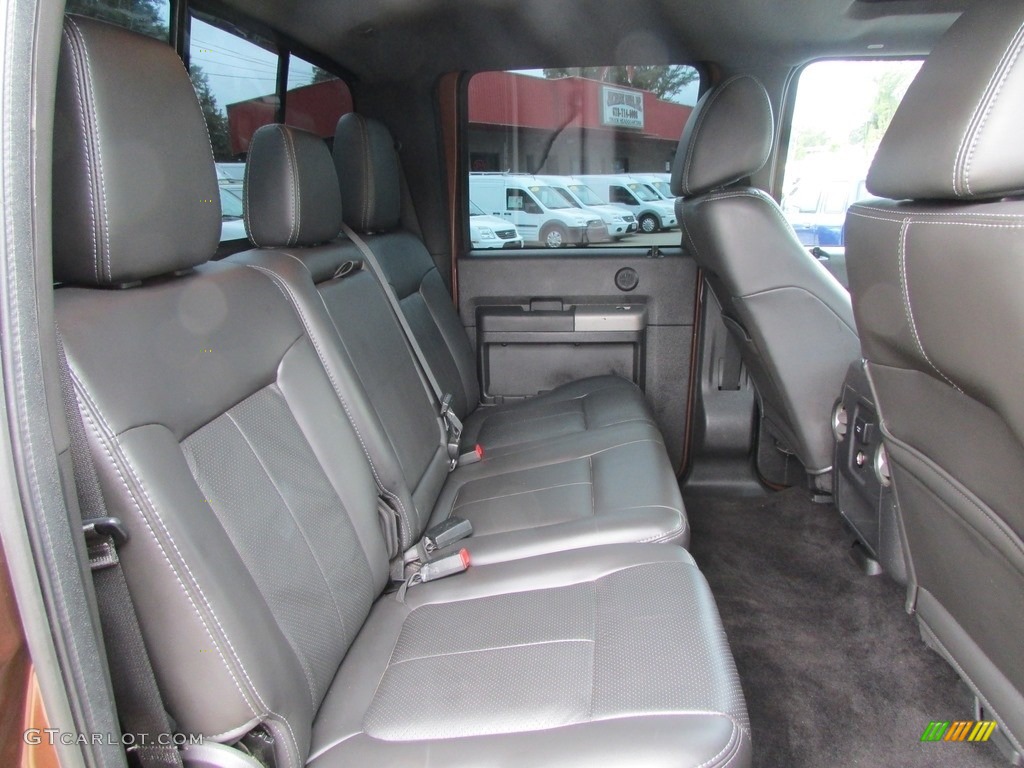 2011 F250 Super Duty Lariat Crew Cab 4x4 - Golden Bronze Metallic / Black Two Tone Leather photo #36