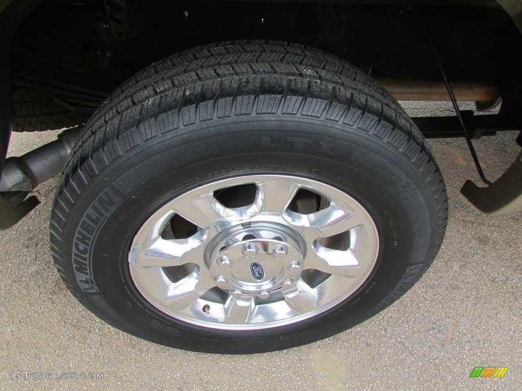 2011 F250 Super Duty Lariat Crew Cab 4x4 - Golden Bronze Metallic / Black Two Tone Leather photo #42