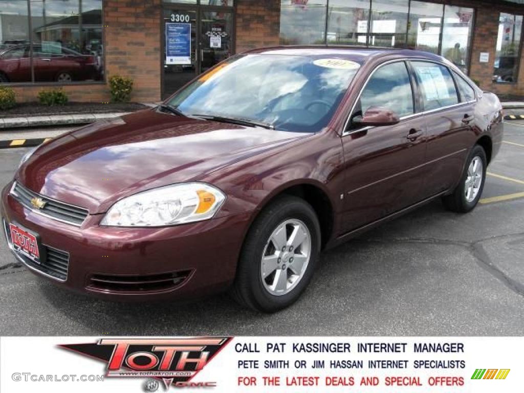 2007 Impala LT - Bordeaux Red / Gray photo #1