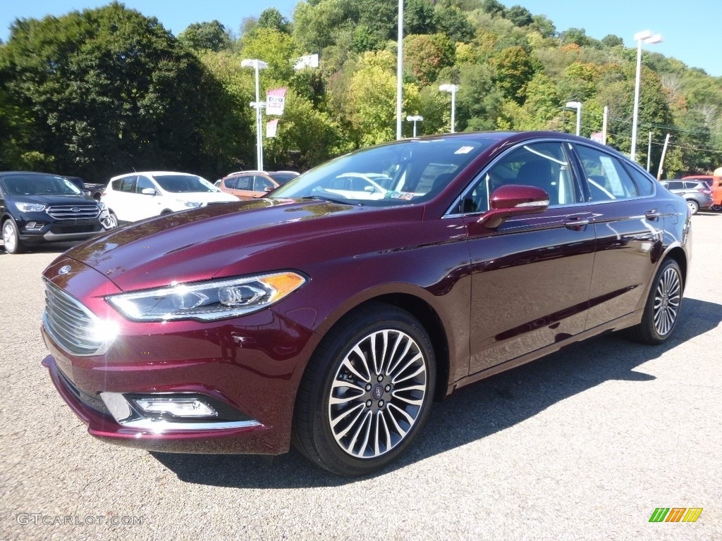 2017 Fusion SE AWD - Burgundy Velvet / Ebony photo #6