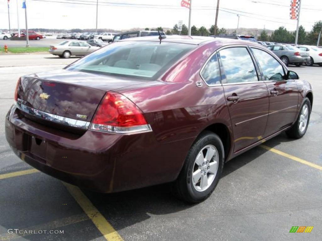 2007 Impala LT - Bordeaux Red / Gray photo #4