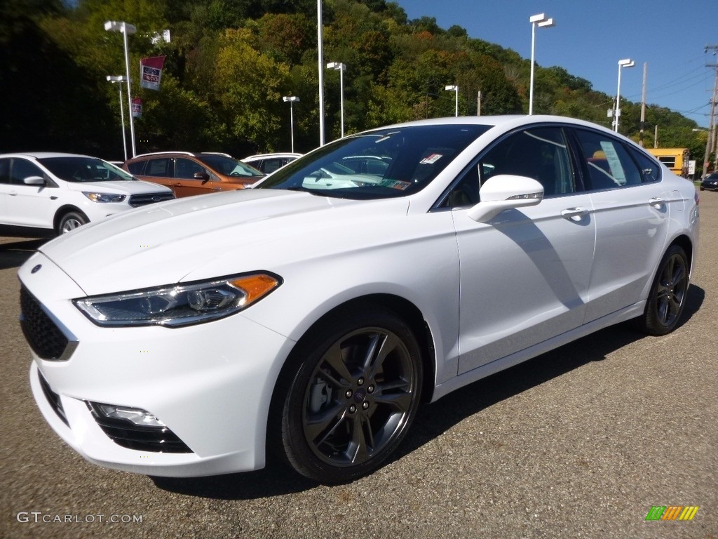 2017 Fusion Sport AWD - Oxford White / Dark Earth Grey photo #6