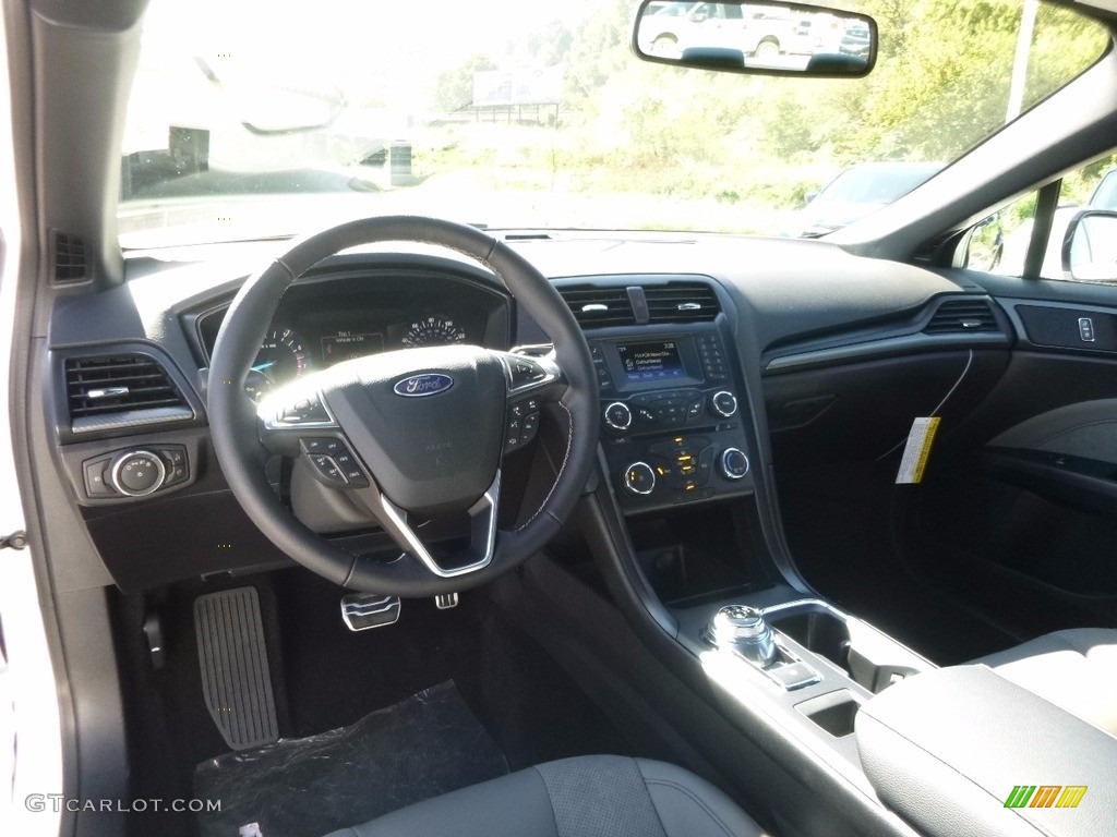 2017 Fusion Sport AWD - Oxford White / Dark Earth Grey photo #12