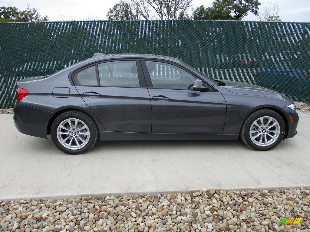 2017 3 Series 320i xDrive Sedan - Mineral Grey Metallic / Black photo #2