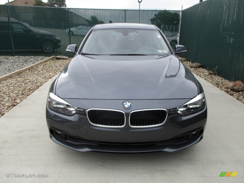 2017 3 Series 320i xDrive Sedan - Mineral Grey Metallic / Black photo #6